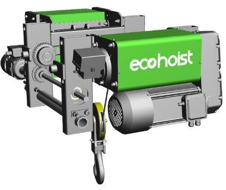 可変リフティング速度走行速度3.2T 5T 10T 16T 20Tが付いている電気ワイヤー ロープ起重機ヨーロッパタイプ