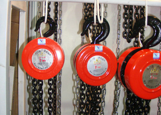 工場5トンの手動チェーン ブロック6mホックが付いている2トン手の鎖起重機